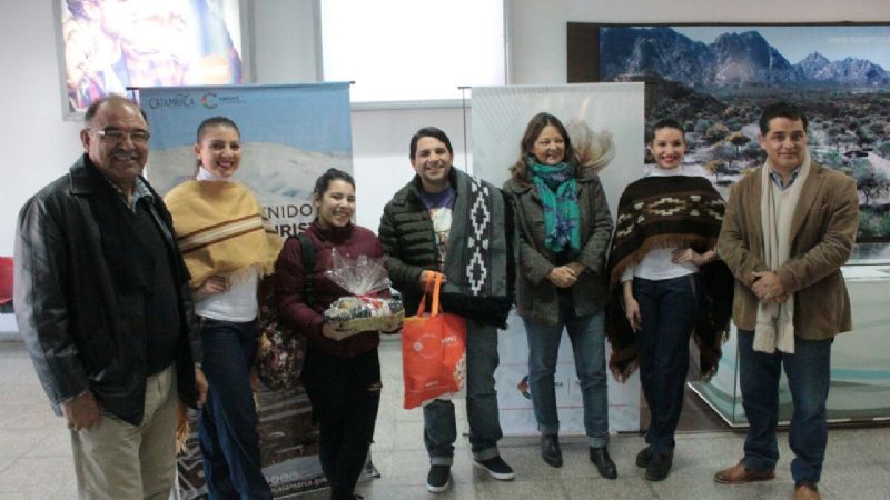 Catamarca recibió al primer turista de julio