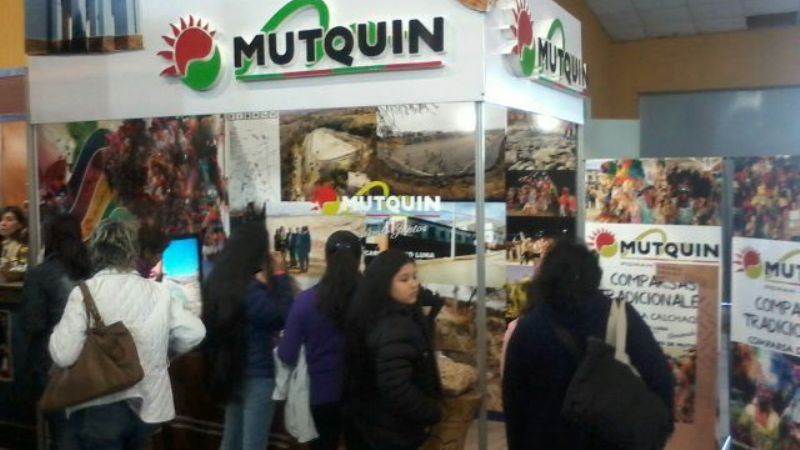 El stand de Mutquin, muy visitado