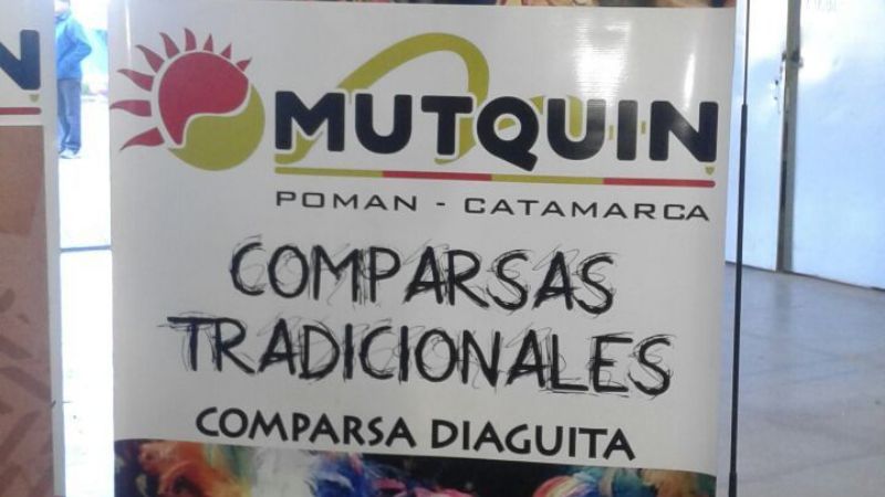 Se presentan las comparsas “Diaguitas y Calchaqui”