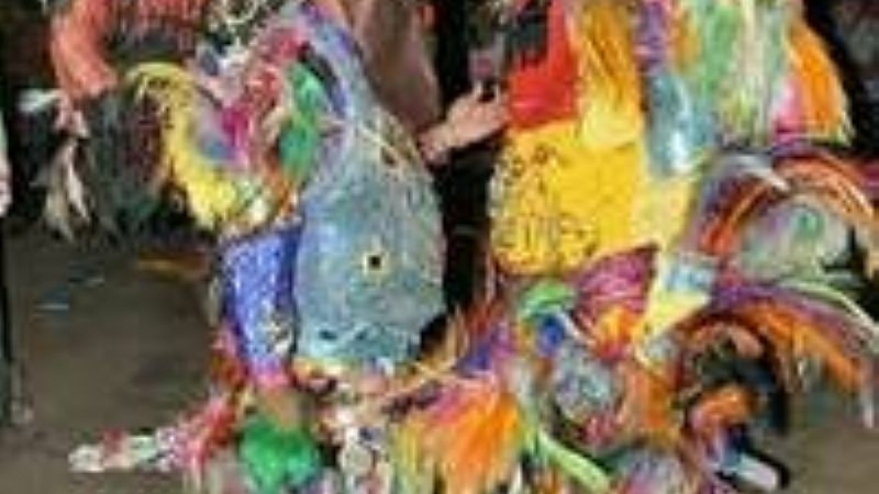 Se presentan las comparsas “Diaguitas y Calchaqui”