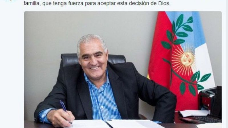 La Gobernadora lamentó el deceso de Gutiérrez