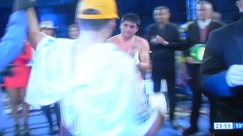 Dura derrota para "El Caballero Azul" Chumbita