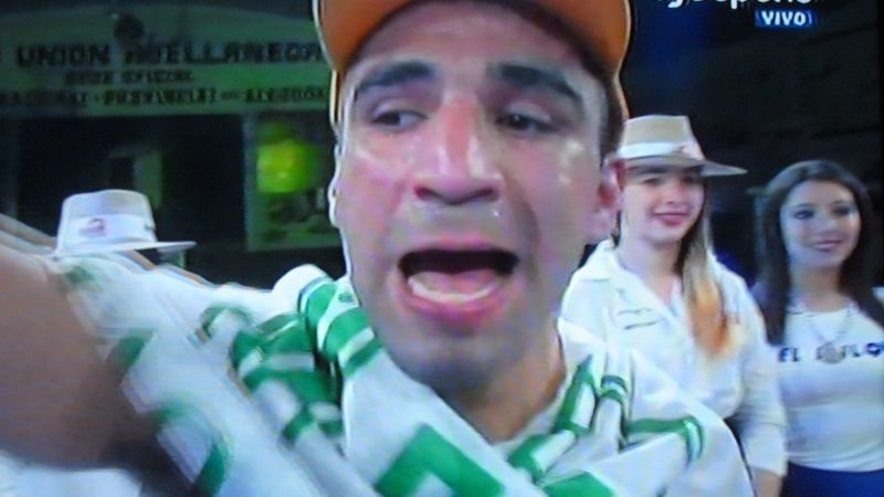 Dura derrota para "El Caballero Azul" Chumbita