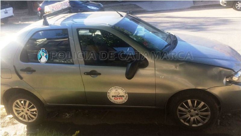 Remisero chocó, huyó y después se entregó