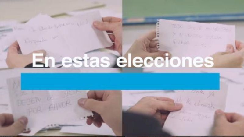La difusión de spots en radio y TV recalienta la campaña