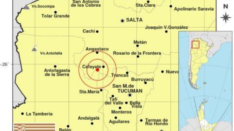 Temblor a la madrugada