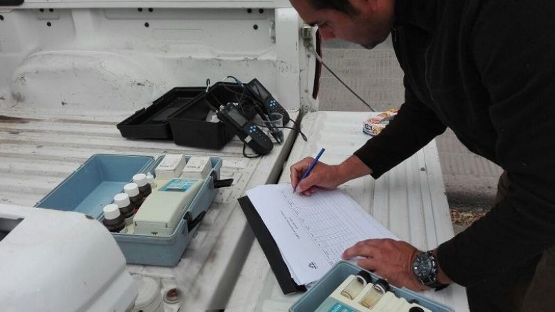 Toma de agua en la Plaza de la Chacarita