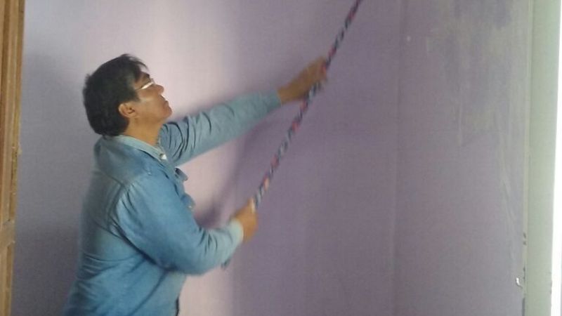 Candidatos realizaron tareas solidarias