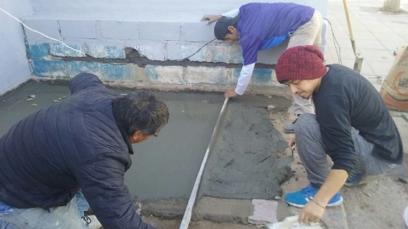 Candidatos realizaron tareas solidarias