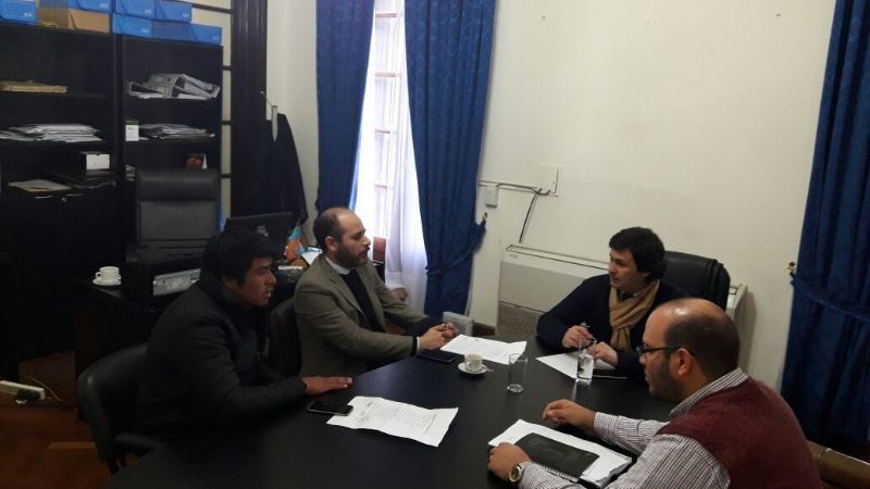 Aguirre recibió al delegado gremial de Antofagasta de la Sierra