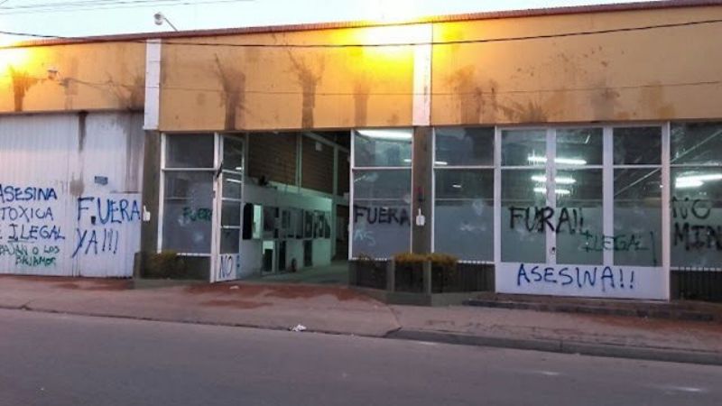 Atacaron oficina minera