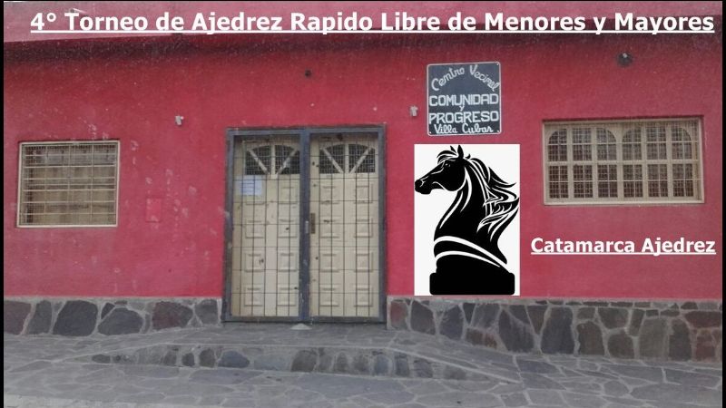 Catamarca Ajedrez en Centro Vecinal Sociedad y Fomento de Villa Cubas
