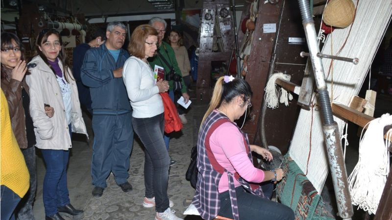Casi 40 mil personas visitaron la Fábrica de Alfombras en el Poncho