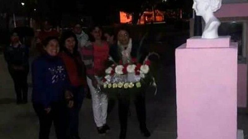 La Rama Femenina de Icaño recordó a Eva Perón