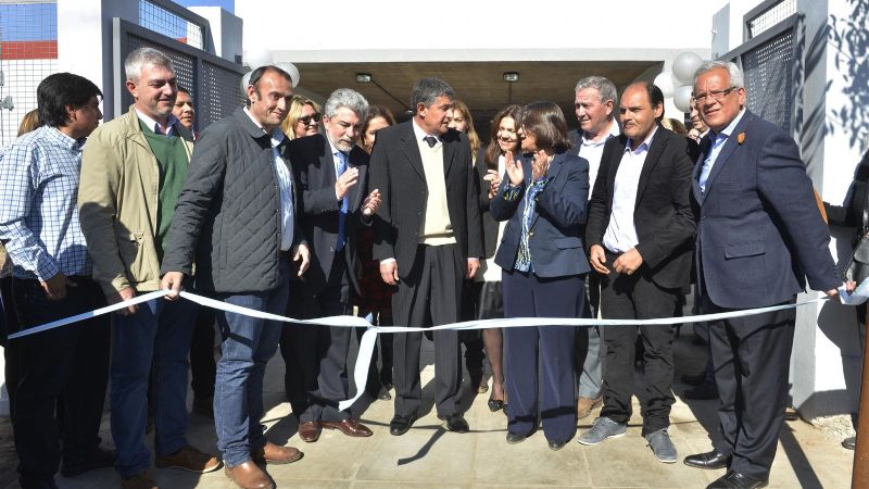 Lucía inauguró el nuevo edificio de la Escuela de Formación Laboral Nº 34