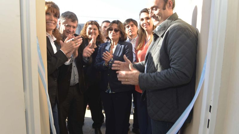 Lucía inauguró el nuevo edificio de la Escuela de Formación Laboral Nº 34