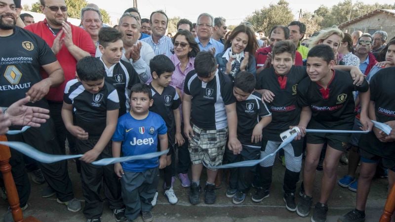 Lucía inauguró el nuevo predio de Los Hurones