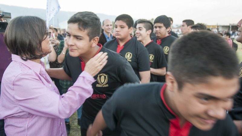 Lucía inauguró el nuevo predio de Los Hurones