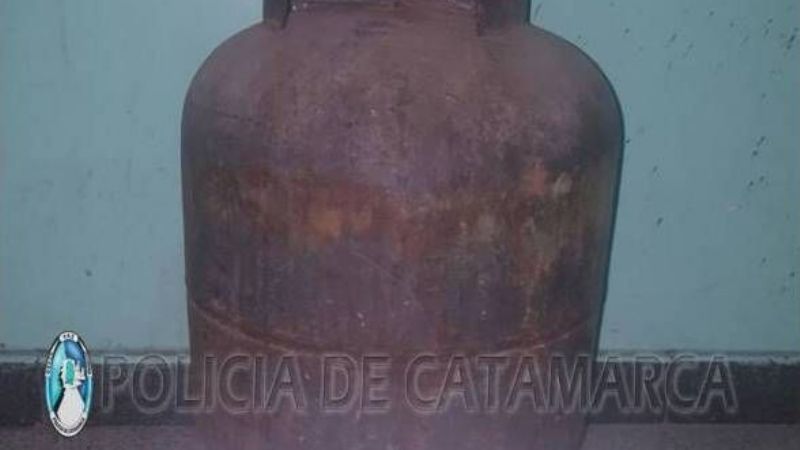 Aprehenden a un joven y secuestran una garrafa