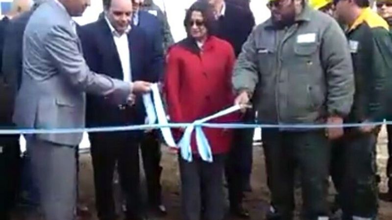 Lucía inauguró importante obra de red eléctrica en Recreo