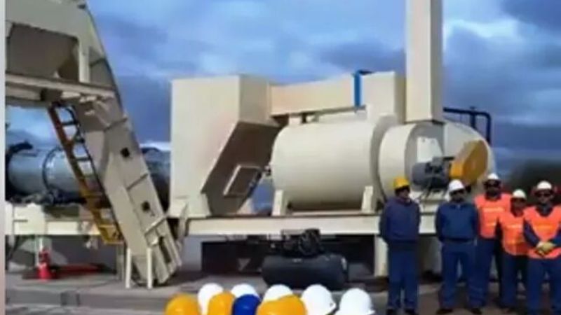 Inauguraron la planta procesadora de asfalto