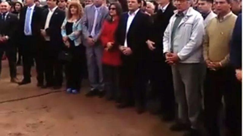 Inauguraron la planta procesadora de asfalto