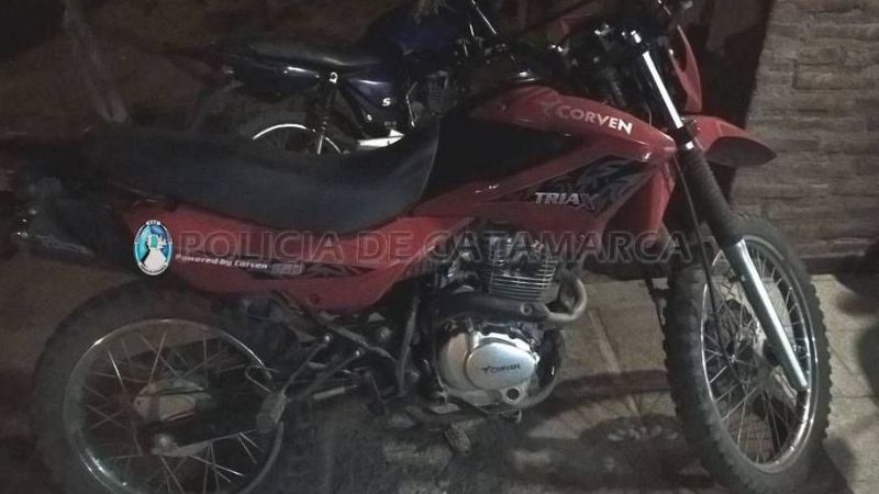 Tras una persecución, detienen a un sujeto y recuperan moto robada