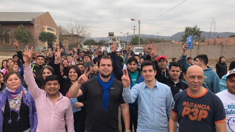 Gran caminata de Mascheroni junto a los vecinos del circuito 7