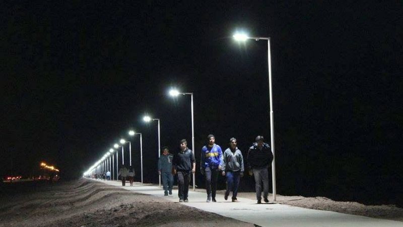 Una multitud acompañó la inauguración del Portal de Tinogasta