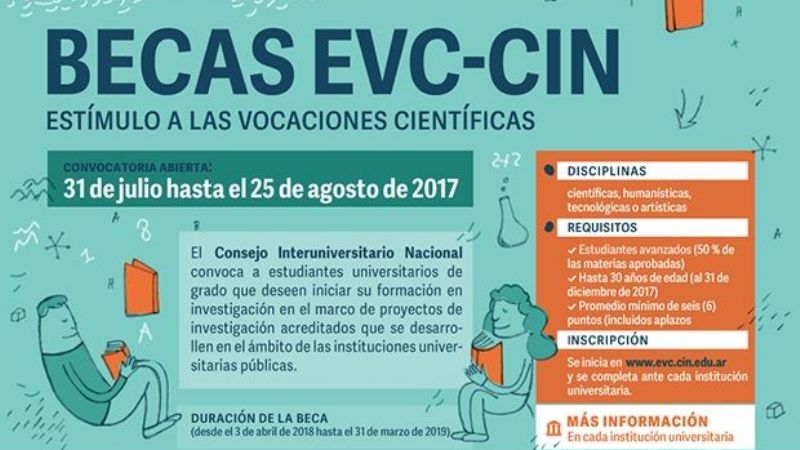 Convocatoria 2017 de Becas EVC-CIN