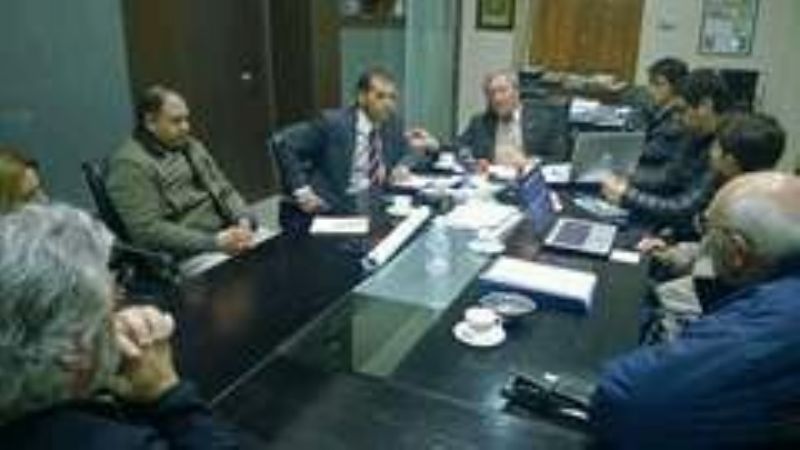 Luna se reunió con Dusso por obras