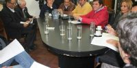 Intendentes reunidos en la Comisión de Participación Municipal.