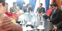 Intendentes reunidos en la Comisión de Participación Municipal.