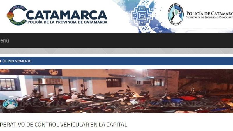 Habilitaron la nueva página web de la Policía de la Provincia