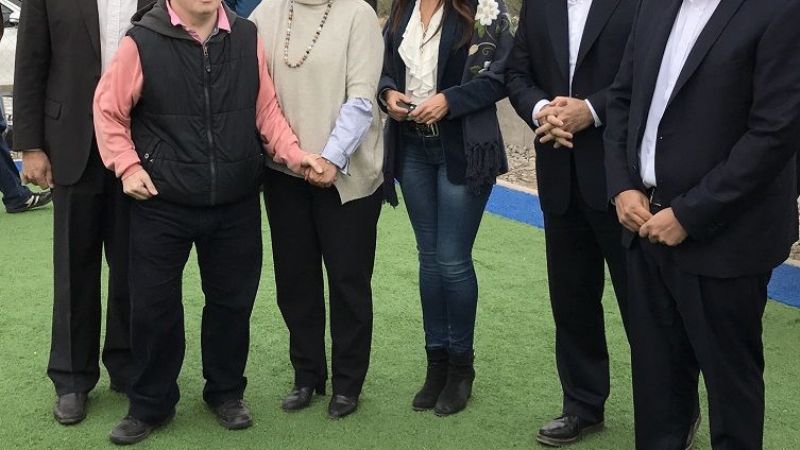 La Gobernadora y Jalil inauguraron una nueva canchita barrial