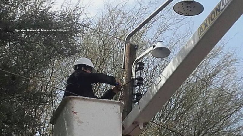 Cambian luminaria después de una década de oscuridad