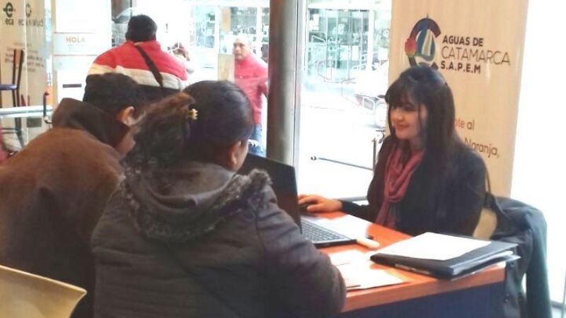 Débito automático del servicio de Aguas de Catamarca