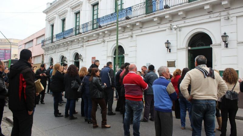 Reclamo salarial de judiciales