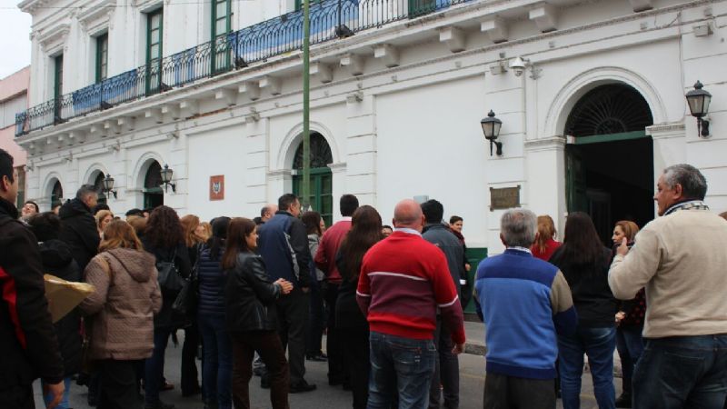 Reclamo salarial de judiciales