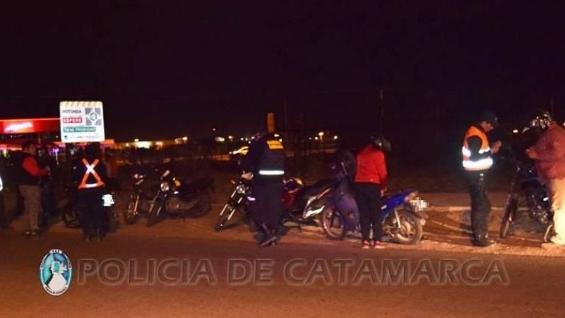 Retienen 33 motos y aprehenden a 4 personas