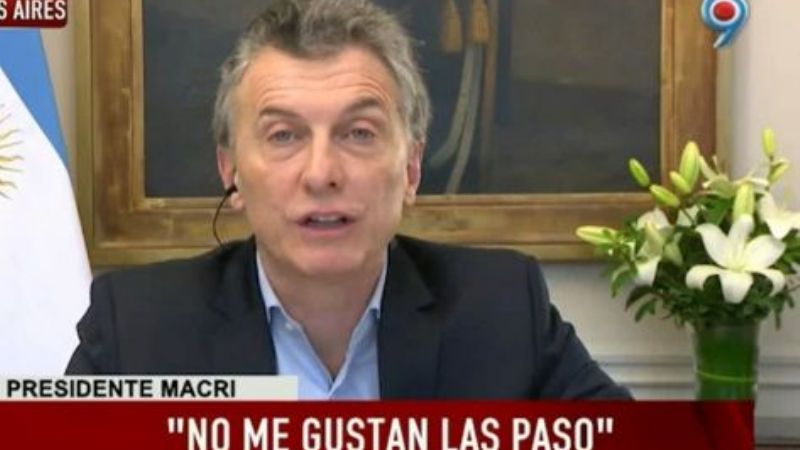 Macri: "Creo que lo más sano sería elegir todos los cargos cada cuatro años"