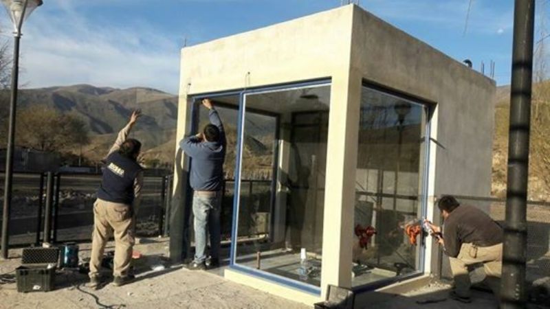 Instalan el cajero automático en Aconquija