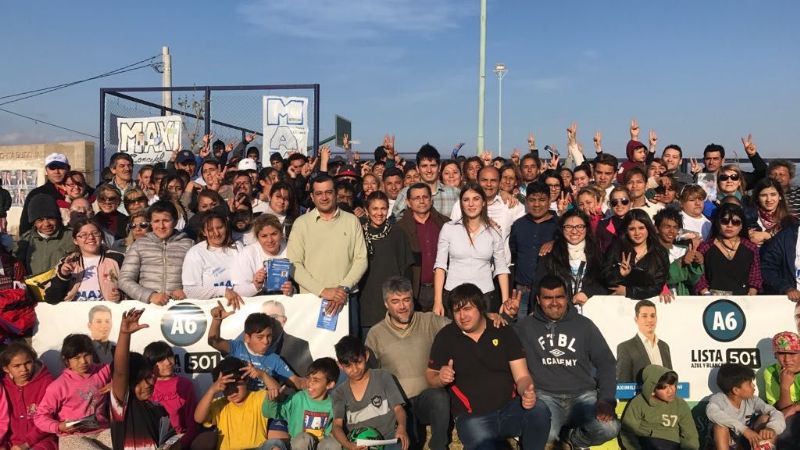 Saadi, Ginocchio y Mascheroni en el Barrio Villa Eumelia