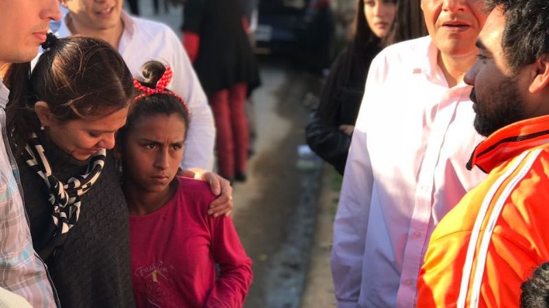 Saadi, Ginocchio y Mascheroni en el Barrio Villa Eumelia