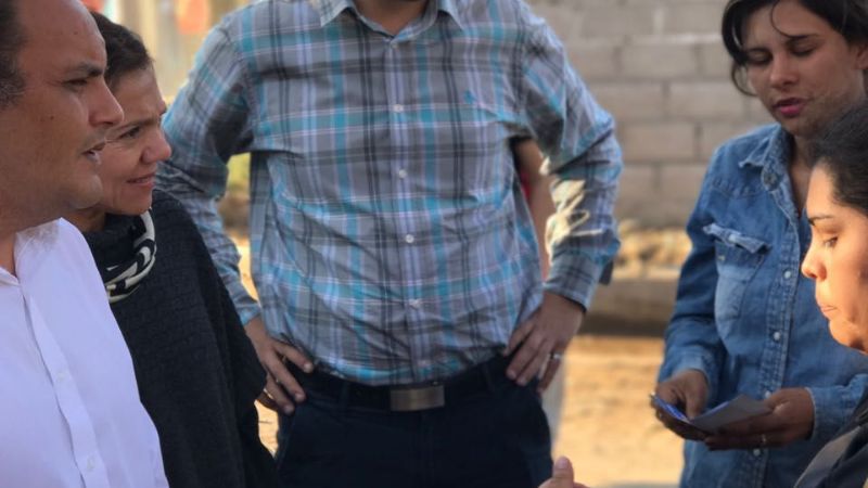 Saadi, Ginocchio y Mascheroni en el Barrio Villa Eumelia