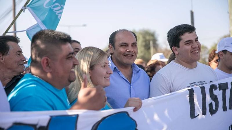 Con una caminata y reunión, Saadi y Rizo cierran campaña