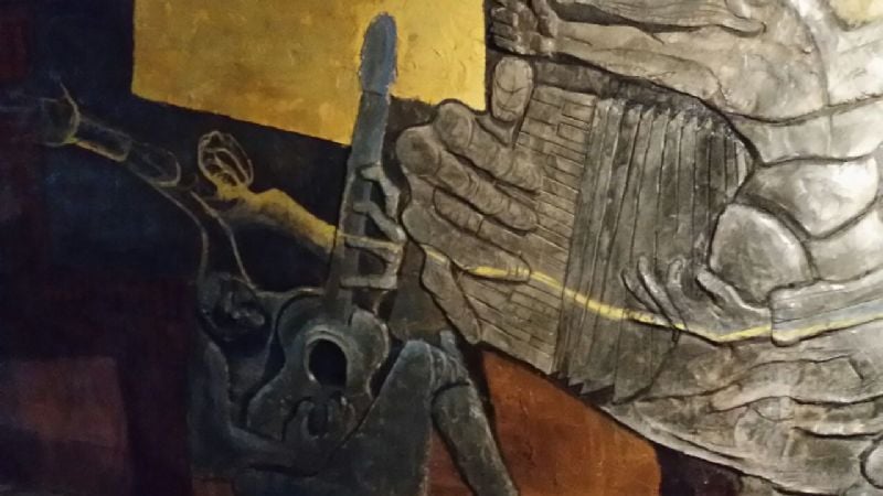 El muralista Raúl Guzmán, declarado visitante ilustre de Puerto Tirol