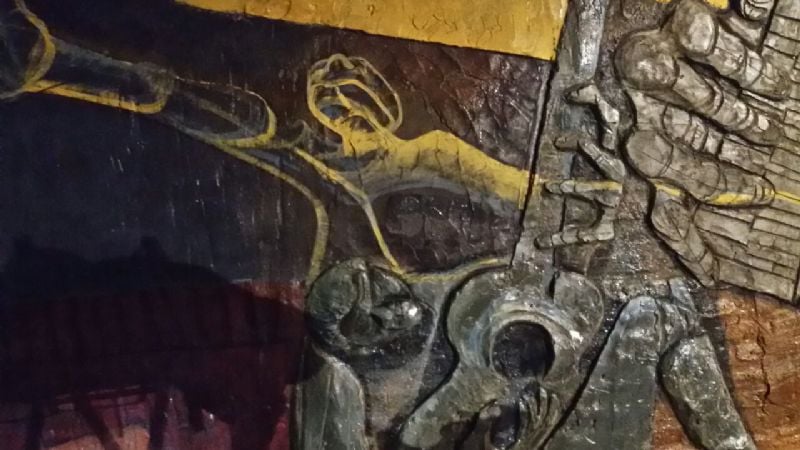 El muralista Raúl Guzmán, declarado visitante ilustre de Puerto Tirol