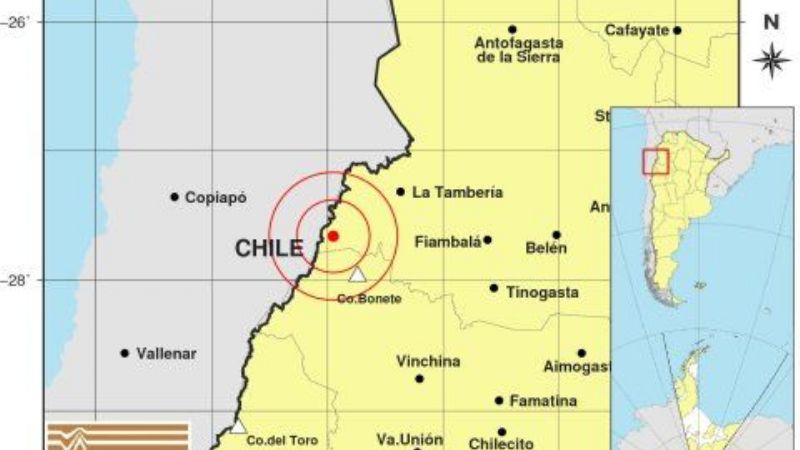 Dos temblores más movieron a la provincia