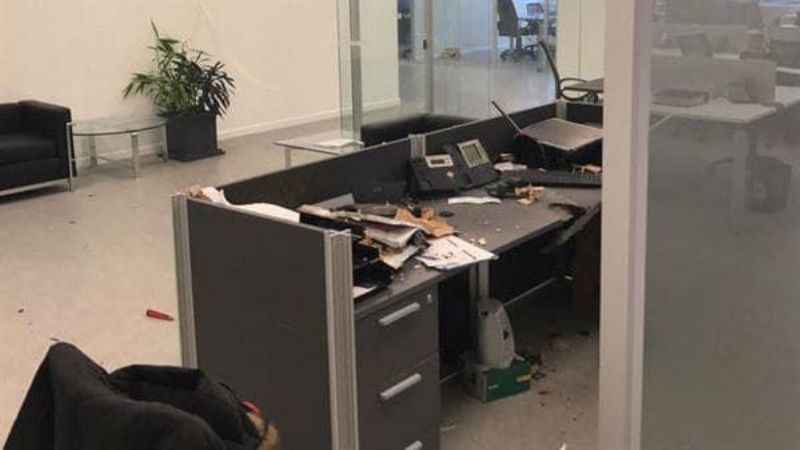 Explotó un “paquete bomba” en la empresa